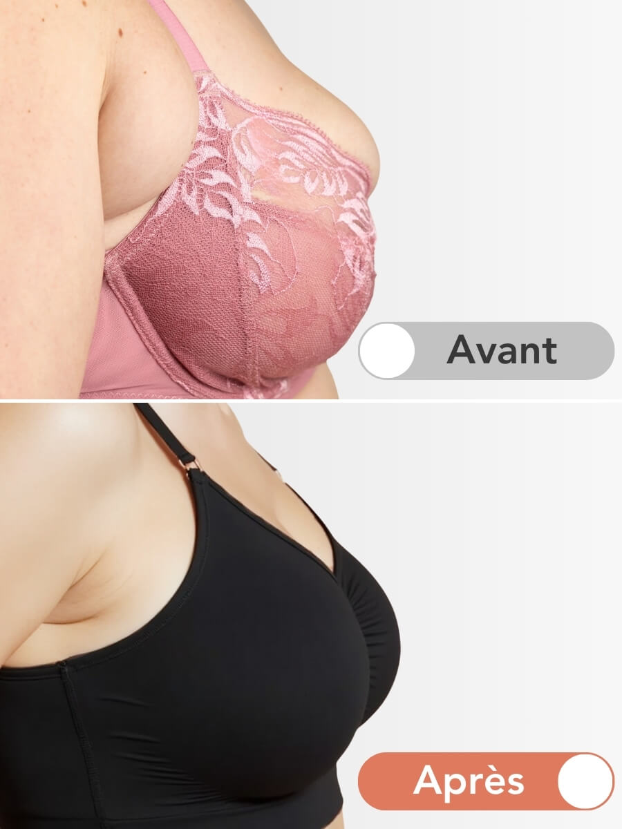 Comfortable wire-free bra