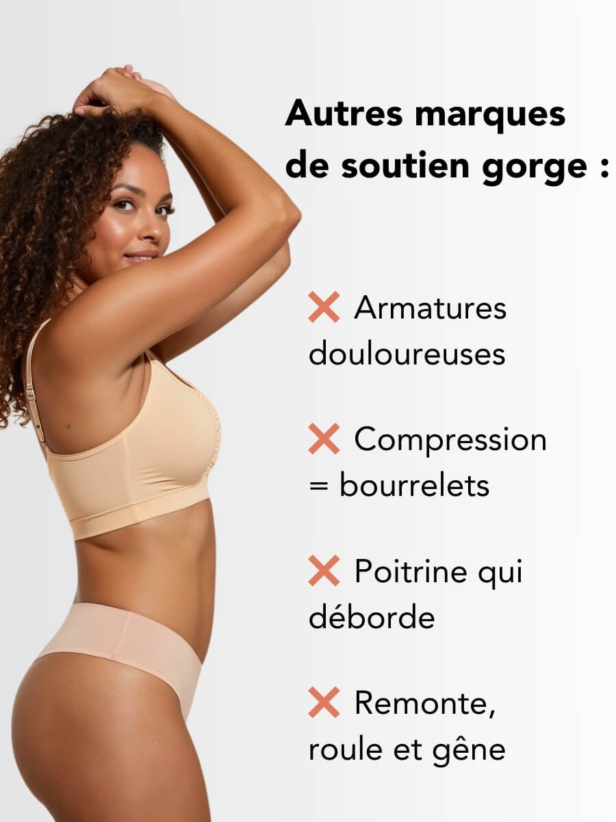 Comfortable wire-free bra