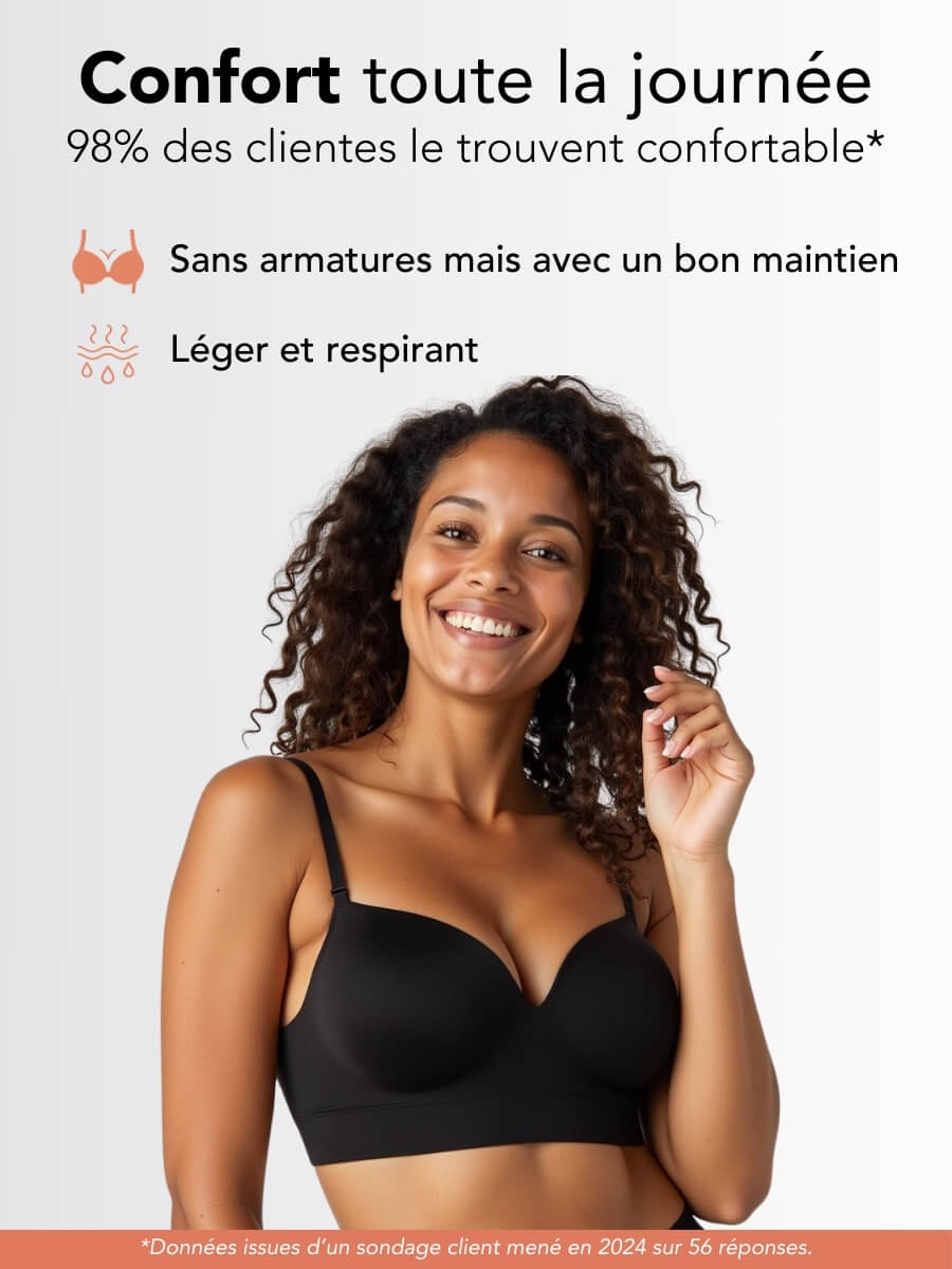 Soutien-gorge sans armatures